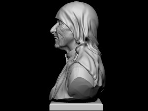 Mother Teresa 3D 打印模型