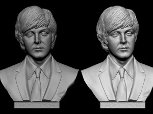 Paul McCartney Model do druku 3D