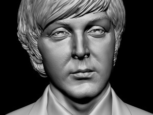 Paul McCartney Model do druku 3D