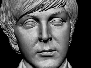 Paul McCartney Model do druku 3D