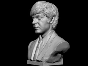 Paul McCartney Model do druku 3D