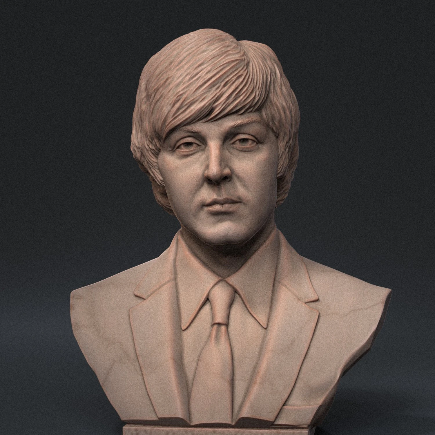 Paul McCartney 3D Print Model .c4d .max .obj .3ds .fbx .stl .blend 