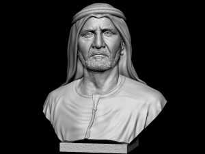 Sheikh Mohammed bin Rashid Al Maktoum 3D Print Model