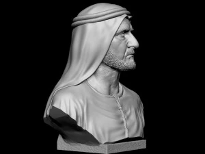 Sheikh Mohammed bin Rashid Al Maktoum 3D Print Model