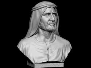 Sheikh Mohammed bin Rashid Al Maktoum 3D Print Model