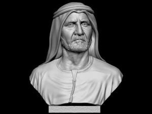 Sheikh Mohammed bin Rashid Al Maktoum 3D Print Model