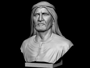 Sheikh Mohammed bin Rashid Al Maktoum 3D Print Model