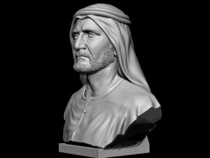 Sheikh Mohammed bin Rashid Al Maktoum 3D Print Model