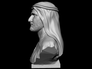 Sheikh Mohammed bin Rashid Al Maktoum 3D Принт Модель