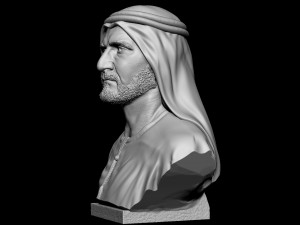 Sheikh Mohammed bin Rashid Al Maktoum 3D Принт Модель
