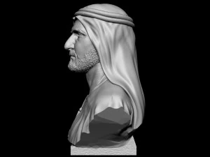Sheikh Mohammed bin Rashid Al Maktoum 3D Print Model