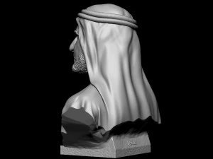 Sheikh Mohammed bin Rashid Al Maktoum 3D Print Model