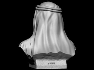 Sheikh Mohammed bin Rashid Al Maktoum 3D Принт Модель