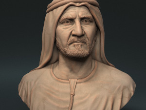 Sheikh Mohammed bin Rashid Al Maktoum 3D प्रिंट मॉडल