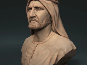 Sheikh Mohammed bin Rashid Al Maktoum 3D Print Model