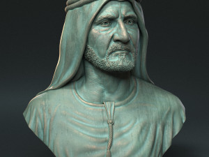 Sheikh Mohammed bin Rashid Al Maktoum 3D Принт Модель