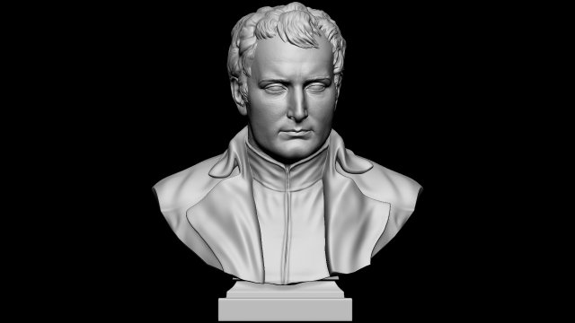 Napoleon Buonaparte 3D Принт Модель .c4d .max .obj .3ds .fbx .stl .blend 