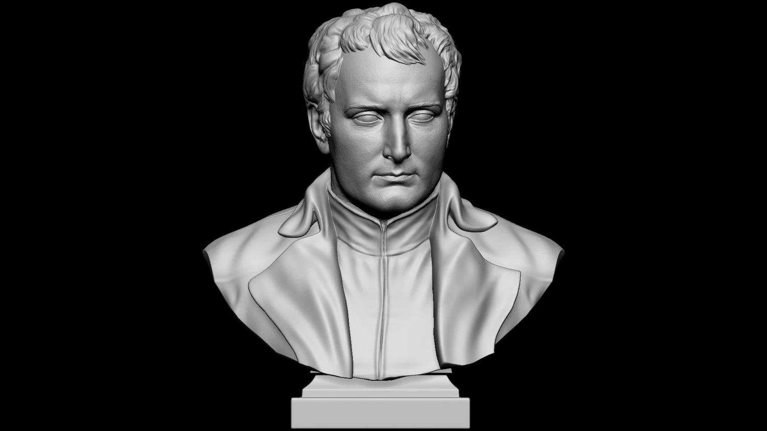 Napoleon Buonaparte 3D Print Model .c4d .max .obj .3ds .fbx .stl .blend 