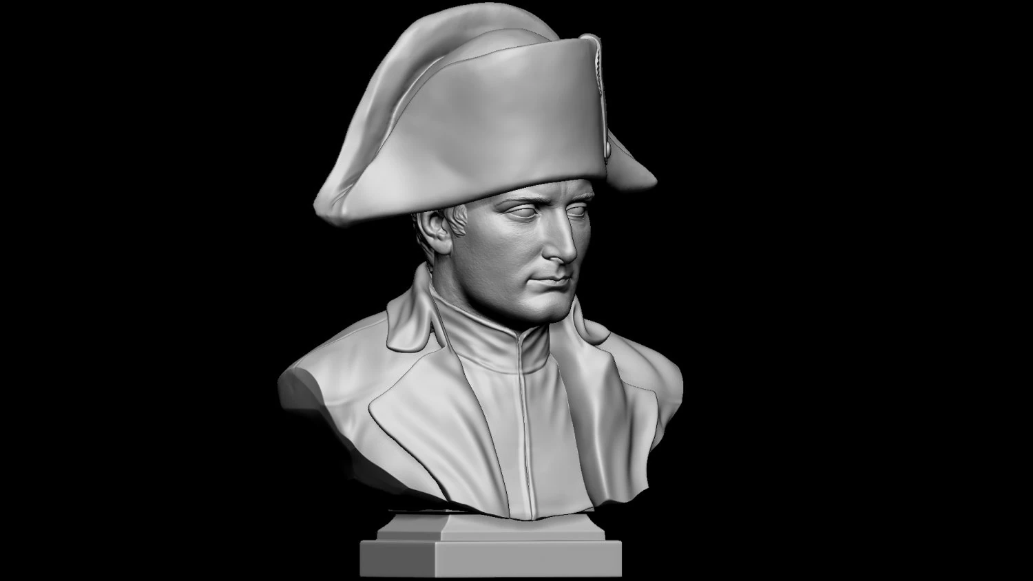 Napoleon Buonaparte v2 3D Print Model .c4d .max .obj .3ds .fbx .stl .blend