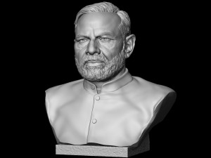 Narendra Damodardas Modi Modelo de Impressão 3D