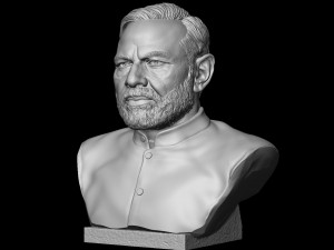 Narendra Damodardas Modi Modelo de Impressão 3D
