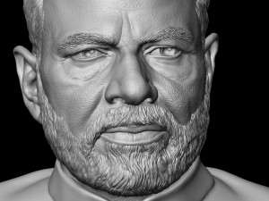 Narendra Damodardas Modi Modelo de Impressão 3D