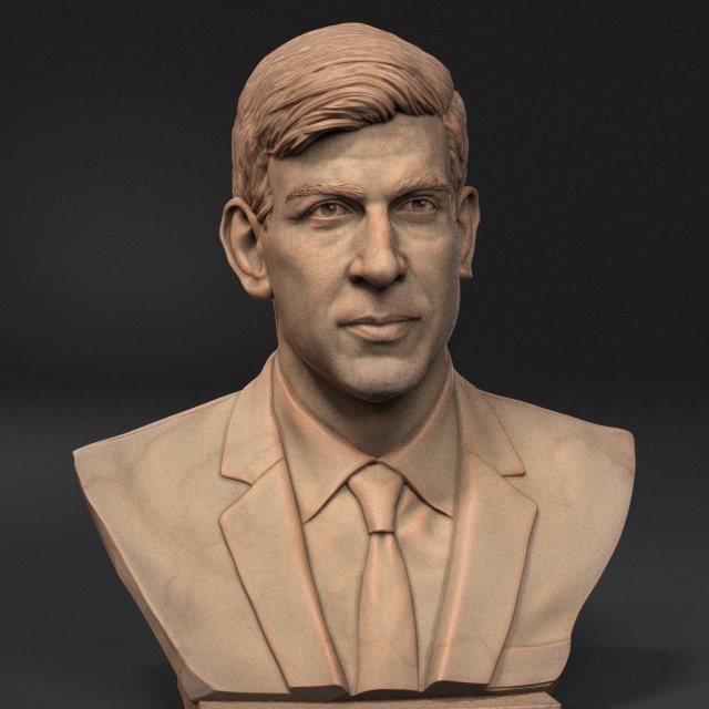 Rishi Sunak Modelo de Impressão 3D .c4d .max .obj .3ds .fbx .stl .blend 