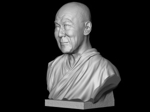 Dalai Lama Modelo de impresión 3D