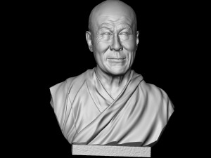 Dalai Lama Modelo de impresión 3D