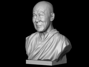 Dalai Lama Modelo de impresión 3D
