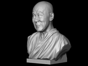 Dalai Lama 3D Print Model