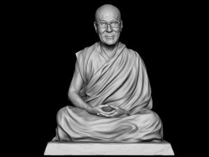 Dalai Lama statue 3D Print Model