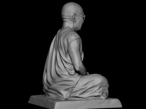 Dalai Lama statue Model Cetak 3D