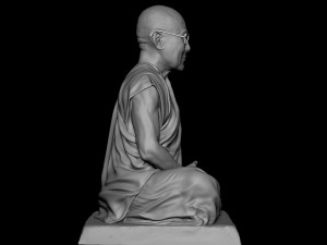 Dalai Lama statue Model Cetak 3D