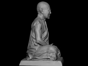 Dalai Lama statue Model Cetak 3D