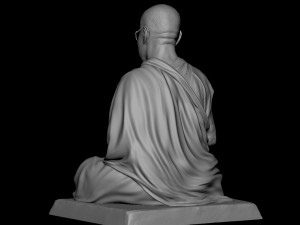 Dalai Lama statue Model Cetak 3D