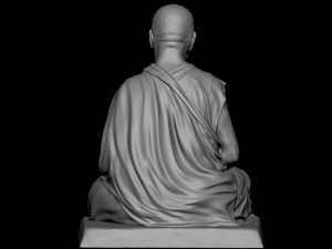Dalai Lama statue Model Cetak 3D