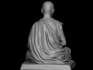 Dalai Lama statue Model Cetak 3D