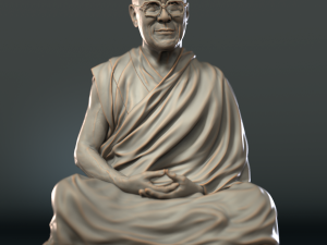 Dalai Lama statue Modelo de impresión 3D
