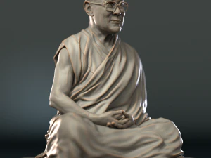 Dalai Lama statue 3D Print Model