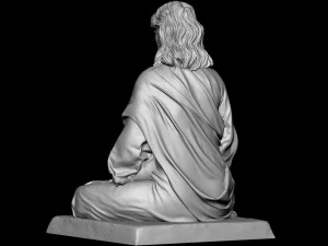JesusStatue v10 3D Druckmodell