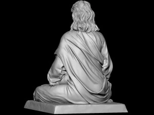 JesusStatue v10 3D Druckmodell