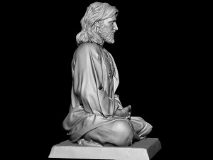 JesusStatue v10 3D Druckmodell