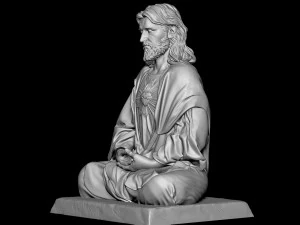 JesusStatue v10 3D Druckmodell