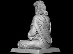 JesusStatue v10 3D Druckmodell