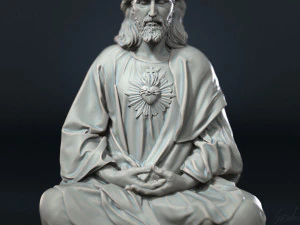 예수 동상 v10 3D 프린트 모델