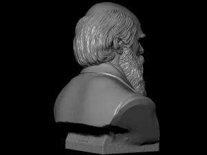 Charles Darwin 3D Print Model