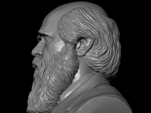 Charles Darwin Modelo de impresión 3D