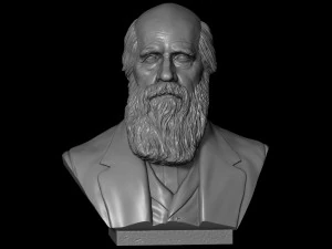 Charles Darwin 3D Print Model
