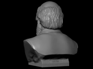 Charles Darwin 3D Print Model